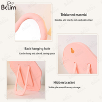 Offre Spéciale mignon nuages en forme de miroir de courtoisie chambre créative bureau miroir de beauté en forme spéciale