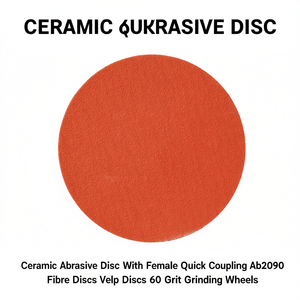 Ttake Ceramic Abrasive Disc With Female Quick Coupling Ab3090 Fibre Discs Velcro Discs 60 Grit <b>Grinding</b> <b>Wheels</b> - Product Image 2