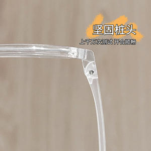 Gafas de Sol Danyang Cat Eye 9880 con Montura de Plástico Mediana, Lentes de Silicona Suave para Mujer, Patillas Ajustables TR - Product Image 3