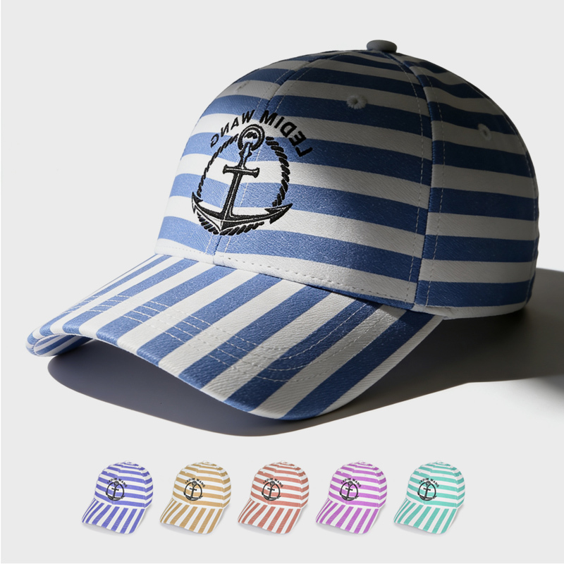 Adjustable Strapback Sailor Skull Cap Docker