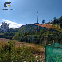 Géogrille PE pour Mur de Soutènement, Géogrille Biaxiale en Polyester Haute Résistance, Géomalla pour la Construction de Routes Terminales