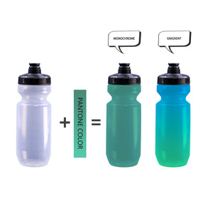 Tùy chỉnh BPA Free PP 600ml thân thiện với môi thăng hoa rõ ràng bóp thể thao chai nước nắp biểu tượng tùy chỉnh unisex cho xe đạp - Product Image 5