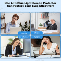 Protecteur d'écran anti-lumière bleue pour MacBook Pro 16.2, 16.2 "Mac Laptop Glare Filter UV Blocker Shield Cover Eye Protection Film
