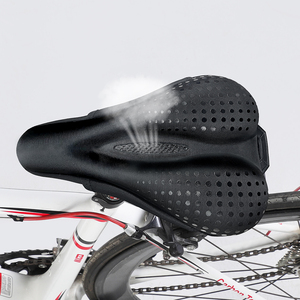 <span class=keywords><strong>Selle</strong></span> <span class=keywords><strong>de</strong></span> vélo en silicone Gels, <span class=keywords><strong>housse</strong></span> <span class=keywords><strong>de</strong></span> siège élastique réglable pour vélo <span class=keywords><strong>de</strong></span> route <span class=keywords><strong>VTT</strong></span> avec coussin en éponge épaissie - Product Image 2
