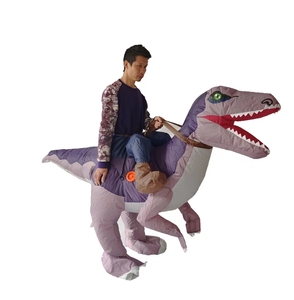 Costume de <span class=keywords><strong>dinosaure</strong></span> gonflable pour adulte, <span class=keywords><strong>T</strong></span>-<span class=keywords><strong>Rex</strong></span> gonflable, Vélociraptor gonflable, costume de <span class=keywords><strong>dinosaure</strong></span> gonflable de luxe pour Halloween - Product Image 2