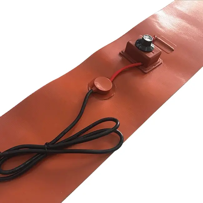 Flexible Silicone Heater 230v 380v Electric Drum Band Flexible Silicone Rubber Heater Heating Belt
