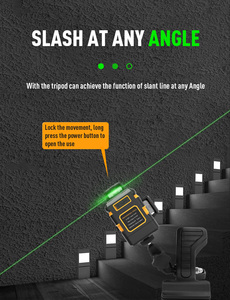 <span class=keywords><strong>Nivel</strong></span> láser profesional verde 3D de 12 líneas de 360 grados <span class=keywords><strong>Nivel</strong></span> autonivelante multiusos para proyectos industriales y de bricolaje - Product Image 2