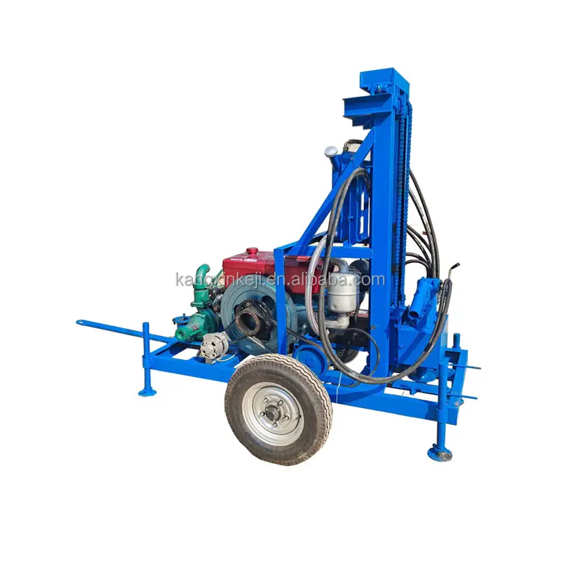 2023 best selling Well Price 200M Water Rig foro di perforazione montato su camion piccola macchina montata su rimorchio