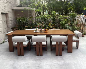 New Design Luxury Patio Furniture Outdoor Garden Dining Teak Sets Dining Table and Dining Chair - Product Image 3