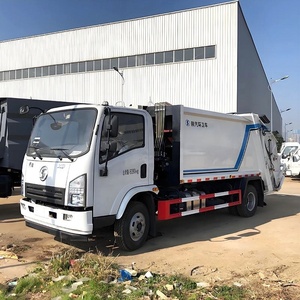 Camion compacteur de déchets hydraulique SHACMAN 4X2 agréé par l'usine pour les services environnementaux et les projets de recyclage - Product Image 2