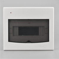 Boîtier de distribution entièrement en plastique, Boîtier de câblage intérieur, Boîtier électrique robuste clair et foncé, Boîtier d'interrupteur d'éclairage