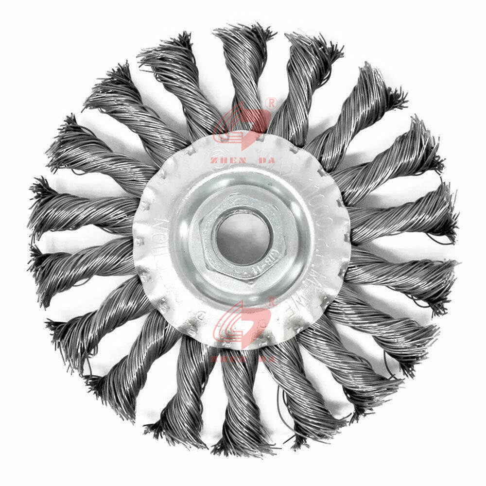 5 Inch Brass Wire Wheel Brush For Tools Stainless Steel Wire