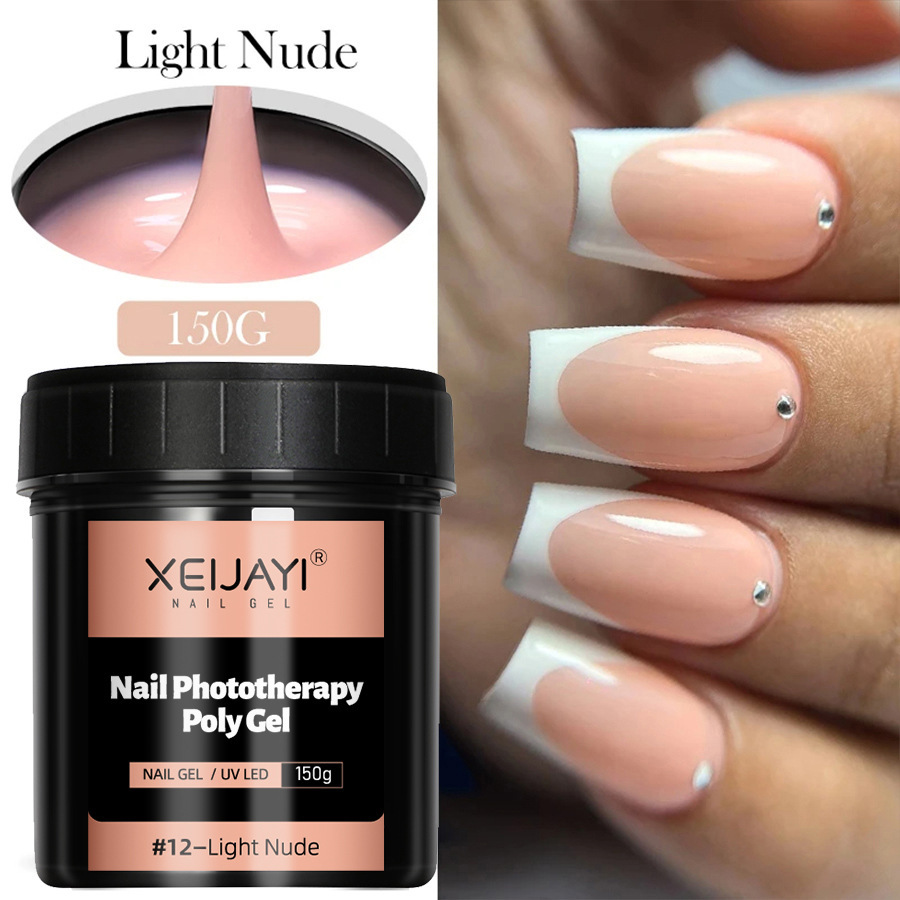 150g#Gel de extensión 12-Light Nude