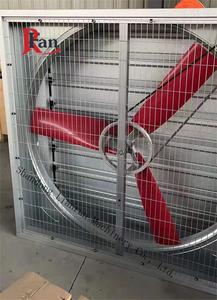 전기 온실 환기 장비 멀티 팬형 벽걸이 형 나일론 블레이드 AC 배기 팬 가금류 농장 지멘스 모터 - Product Image 5