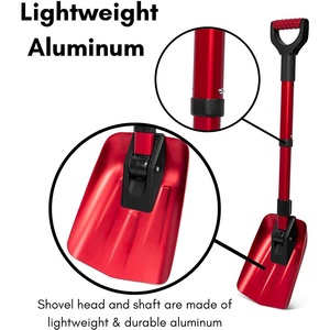 <span class=keywords><strong>Wolin</strong></span> CY-SL21 Pelle à neige durable, pliable, avec poignée carrée en aluminium extensible et poignée texturée en caoutchouc - Product Image 5