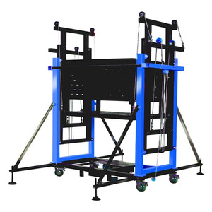 Andamio eléctrico pequeño plegable, andamio de elevación eléctrico de 500kg, andamio eléctrico - Product Image 1