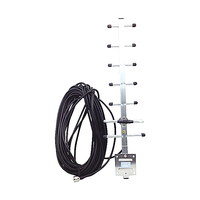Antenne Yagi à Gain élevé 13 dBi 850 et 900MHz, 9 unités, avec connecteur femelle de type N ou SMA mâle