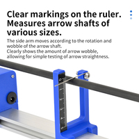 Outil de vérification de la droiture et de l'équilibre des flèches SPG Archery : Testeur, inspecteur, rouleau de vérification de la droiture du fût, accessoires de calibrage