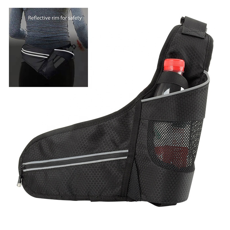 Оптовая продажа, Спортивная поясная сумка для денег, поясная сумка для бега с держателем для бутылки с водой