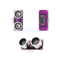 Modul Pengukuran Jarak Ultrasonik RCWL-1633 dengan Lampu Warna RGB 0807 Terintegrasi, Bus Tunggal WS2812