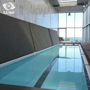 Meilleure vente Couverture de <span class=keywords><strong>piscine</strong></span> pour terrasse coulissante automatique pliante en vente Couverture de <span class=keywords><strong>piscine</strong></span> <span class=keywords><strong>hors</strong></span> <span class=keywords><strong>sol</strong></span> étanche - Product Image 1