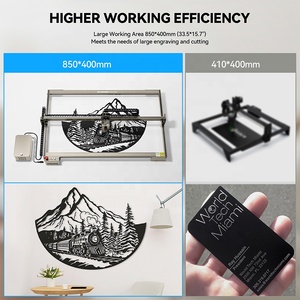 Atomstack S20 Max 130 Wát với không khí hỗ trợ chuỗi xe tăng 800*400 mét CNC Máy kim loại khắc laser khắc gỗ Máy cắt - Product Image 3