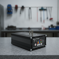 Chargeur de batterie 2-en-1 12V 10A et testeur d'alternateur avec connexion par prise, entrée 110V, marque OEM, garantie 1 an