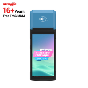 Tốt nhất bán 4 gam Android 14 5.5 inch Màn hình cầm Tay POS 3 + 32GB di động POS thiết bị đầu cuối với 58 Mét Máy in Wifi NFC USB kết nối - Product Image 1