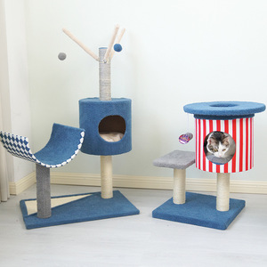 Jia Ni <b>Cat</b> Circus Series <b>Cat</b> Tree With <b>Scratching</b> <b>Post</b> And Toy <b>For</b> Indoor <b>Cats</b> - Product Image 2