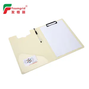 Высококачественная Водонепроницаемая папка для бумаг размера A5, двухсторонняя папка с зажимом и карманом