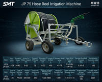 Équipement d'irrigation mobile à haute efficacité avec lance d'arrosage pour l'irrigation des fermes