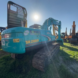 Used Kobelco SK200D 20-ton Hydraulic Crawler Excavator for Municipal <b>Engineering</b>, High-quality Original Imported with Low Hours - Product Image 1