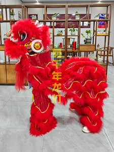 Disfraz de León de Seda/Algodón para Niños, 6/9 Pulgadas, para Danza, Ballet, Competencia, Actuación, Juguete, Disponible en Jiangxi - Product Image 3