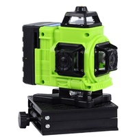 Niveau Laser 12 lignes 4x360, Laser à nivellement automatique avec 2 Batteries, travail 40h