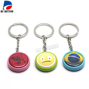 Componenti per Portachiavi Fai-da-Te, Bottoni Vuoti Colorati da 1 Pollice (25mm) a Doppia Faccia per Badge - Product Image 4