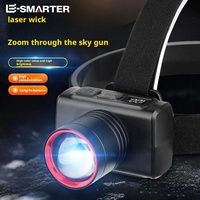 Lampe frontale LED étanche à haute luminosité, indice de protection IP65, faisceau réglable, rechargeable, longue durée de fonctionnement, lampe frontale de camping en plein air