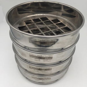Tamis de calibrage en acier microporeux haute densité avec anneau de connexion scellé pour le tamisage de poudres fines médicales et microscopiques en laboratoire - Product Image 4