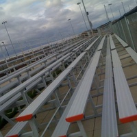 Sièges de stade portables en aluminium à 5 rangées LD-5