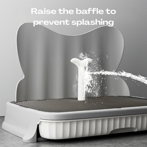 Toilette pour chien détachable, anti-fuite, avec cathéter simulé, <span class=keywords><strong>grille</strong></span> antidérapante, pour chiens de petite et moyenne taille, tapis absorbant pour chien - Product Image 4