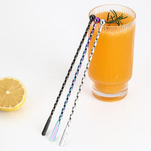 도매 304 스테인리스 스틸 스터링 스틱 칵테일 스틱 바 스터러 밀크티 커피 스터링 스틱 - Product Image 3