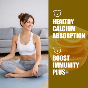 Gomitas de Calcio, Magnesio y Zinc al por Mayor de Fábrica, Favorecen el Refuerzo del Sistema Inmunitario con Potasio, Suplemento Dietético - Product Image 5