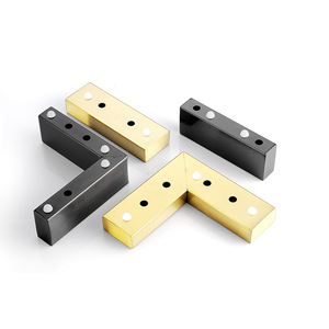 Pata de Mueble Rectangular de Acero Laminado en Frío, Soporte Resistente para Sofá - Product Image 2