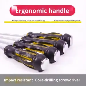 Ultraharde Chroom Vanadium Stalen Schroevendraaier Knock-Through Met Lange As Phillips Flathead Verlengde Platte Kop Magnetisch - Product Image 4