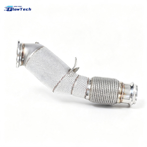 ชุดท่อลงสแตนเลส 304 สำหรับ BMW 320i 330i F30 G20 B48 2.0T ระบบไอเสียสมรรถนะสูง พร้อมแผ่นกันความร้อน - Product Image 2