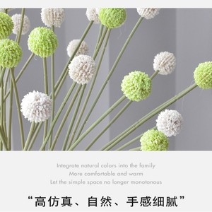 โยชิโนบุช่ดอกไม้ประดิษฐ์สีชมพูสีม่วงวัสดุพีวีซีอีวาตกแต่งบ้าน - Product Image 4