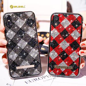 Nuovi Prodotti 2019: Cover <span class=keywords><strong>per</strong></span> iPhone XS MAX con Design Unico 'Shock Eyes' <span class=keywords><strong>per</strong></span> Donna e Ragazza, Motivo a Griglia - Product Image 1