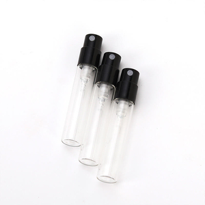 Botella de Perfume de Vidrio de 2ml/2.5ml, Envase de Prueba con Atomizador de Rosca, Botella de Muestra Recargable, Atomizador de Fragancia - Product Image 3