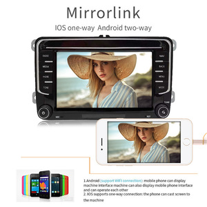 Trong kho không dây Carplay Android 14 tự động cho tất cả các VW đài phát thanh GPS Xe đa phương tiện Máy nghe nhạc - Product Image 4