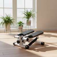 Mini stepper elliptique silencieux à faible impact Lingxi, portable, pour la maison, tonificateur de jambes, écran LCD, multifonctionnel, cardio, musculation, ABS