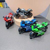 Porte-clés mini moto dessin animé en gros, petit cadeau, pendentif exquis pour sac à dos
